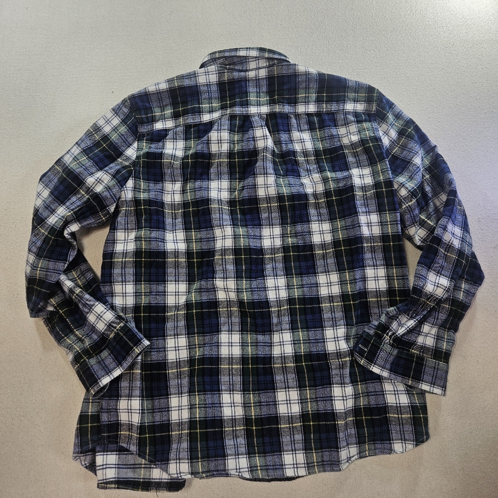 LL Bean Plaid Flannel Shirt Men's XL Traditional Fit Cotton - Picture 6 of 6